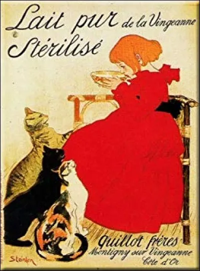 Voici une affiche de Steinlen. Qui est cette petite fille si chère à son cur ?