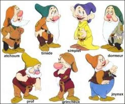 Parmi les 7 nains, combien portent une pioche en "rentrant du boulot" ?