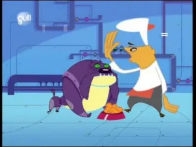 Rapido provoque quel animal avec cette phrase « c'est pas notre genre de ramener des clochards dans ton genre, alors tu vas gentiment nous dégager ton gros derrière plein de puces qui nous bouche la vue ! »)