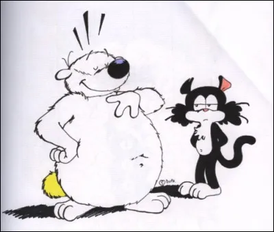 Comme s'appelle le chat, pire ennemi de Cubitus ?