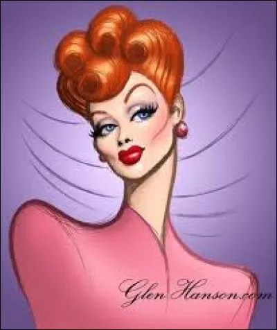 Ce dessin représente l'une des plus grandes comiques de la télévision (et du cinéma) américaine, qui fait toujours rire grâce aux rediffusions permanentes de la série dont elle et son mari étaient les vedettes. La connaissez-vous ?