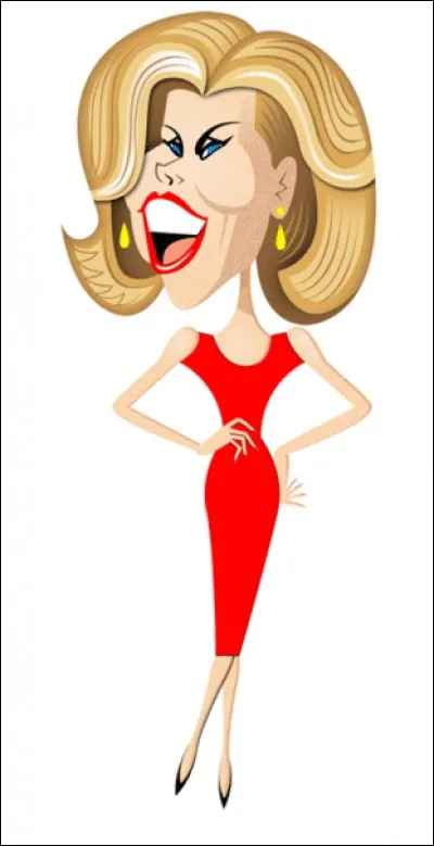 Encore une caricature d'une actrice de télévision (elle joue aussi au cinéma, notamment dans Mamma mia et sa suite, car elle chante et danse aussi) devenue très demandée grâce à sa prestation dans la série de qualité The good wife. Qui est-elle ?