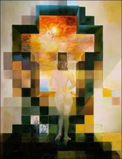 Ce portrait original est une création de Salvador Dali. Comme il s'inspire d'un tableau connu, vous saurez peut-être reconnaître la "célébrité" dont il s'agit...