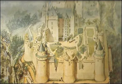 Quel est ce château de l'Oise, restauré par Viollet-le-Duc ?