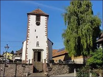 Vois avez sur cette image l'église Saint-Arbogast de Rohr. Commune du Grand-Est, elle se situe dans le département ...