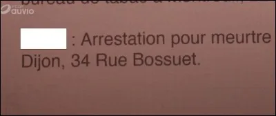 En quelle année a eu lieu l'arrestation ?