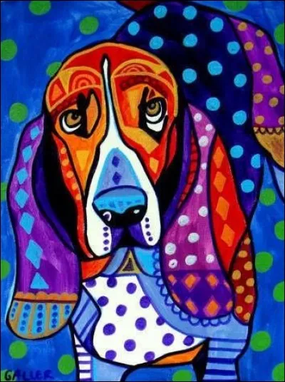 Quel héros de série possède un basset hound ?