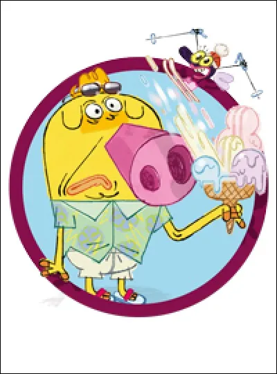 Hubert et Takako - Quel incroyable duo ! L'un aspire à une vie tranquille tandis que l'autre, indépendante et rebelle jusqu'au bout des ailes, est toujours survoltée.
Où est Hubert ?