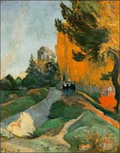 Voici une autre peinture de Paul Gauguin. Trouvez le nom de cette peinture.