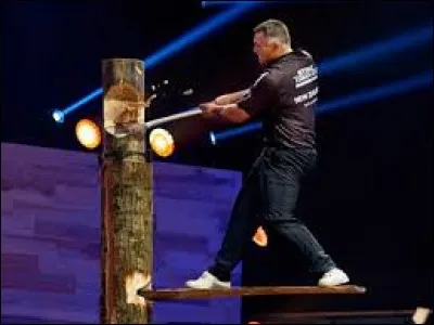 Quelle marque de matériel de bucheronnage est le principal sponsor de cette compétition ?