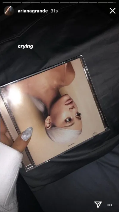 Quelle est la cinquième chanson de son album "Sweetener" ?