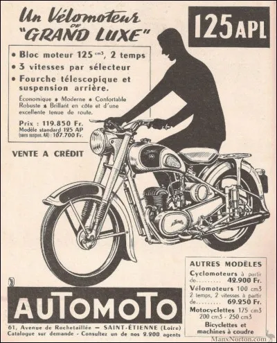 L'Automoto 125 est identique à...