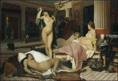 Qui a peint "L'intérieur grec, Le gynécée" ?