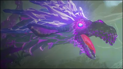 C'est un dragon mauve qui a des cornes et des ailes. Qui est-ce ?