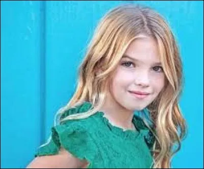 Qui est cette toute jeune actrice ?