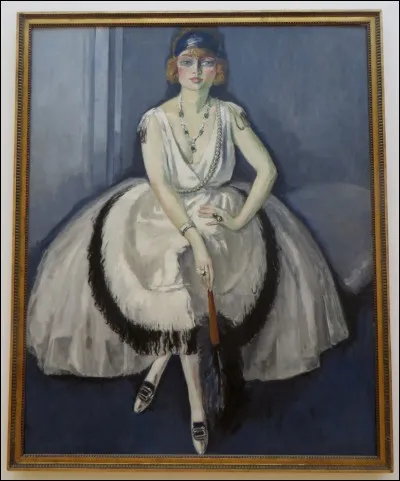 Voici sa "dame à l'éventail" :