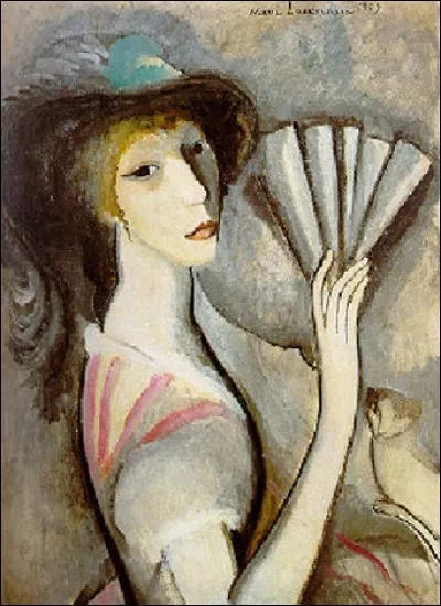 Encore une repésentation de "La femme à l'éventail", par l'artiste :