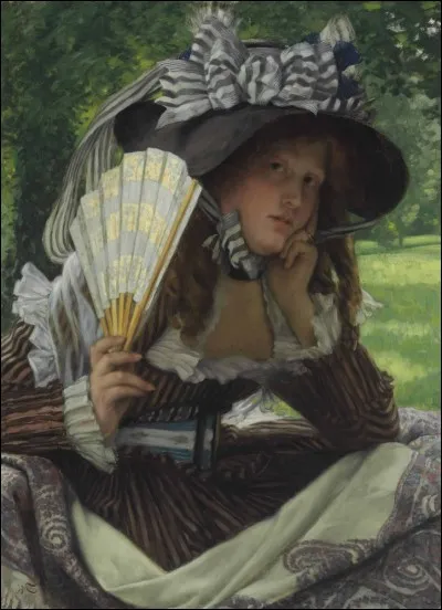 Qui est le peintre de "La femme à l'éventail" ?