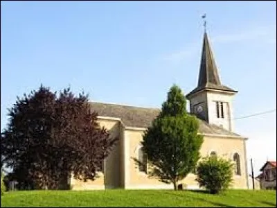 Nous sommes dans la Meuse, devant l'&eacute;glise Saint-Bald&eacute;ric d'&Eacute;pinonville. Nous nous trouvons en r&eacute;gion ...