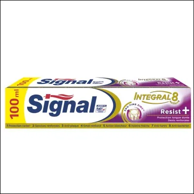 Quand a été inventé le dentifrice Signal ?