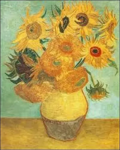 Ce tableau ; "Vase avec douze tournesols" a été réalisé en 1888 à Arles. Son peintre a réalisé sept tableaux en rapport avec les tournesols. Mais, qui est-ce ?