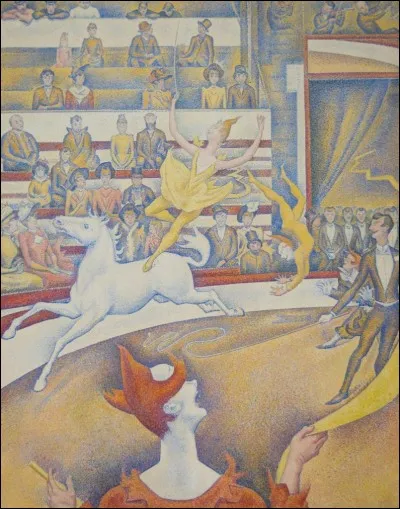 Qui est l'auteur de ce tableau intitulé 'Le Cirque' ?