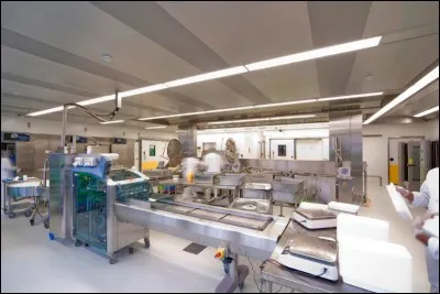 Pour cuisiner les repas sur place sans d&eacute;pendre d'un prestataire ou d'une collectivit&eacute; externe, notre &eacute;tablissement dispose &eacute;galement de sa propre ---------------.