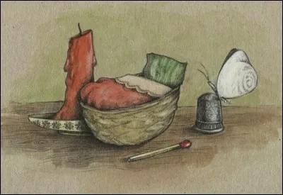 Dans un conte connu, à qui une coquille de noix servait-elle de berceau ?