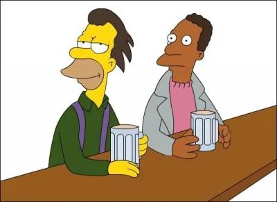 Qui sont-ils ? (ce sont des amis d'Homer)