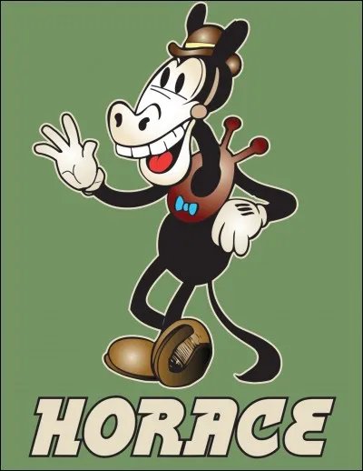 En quelle année le cheval sur deux pattes Horace Horsecollar a-t-il été créé ?