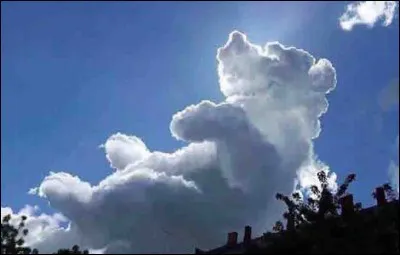 Connaissez-vous cet ourson un peu gourmand, grand amateur de miel et toujours gentil avec ses amis ? On le voit dans le ciel, digérant un bon repas, couché sur le dos, les quatre fers en l'air : qui cela pourrait-il être ?