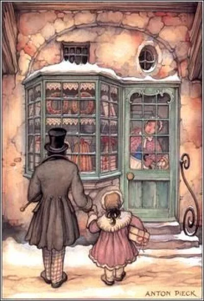Dans quel roman ou conte peut-on voir une fillette rêver d'une poupée devant une vitrine ?