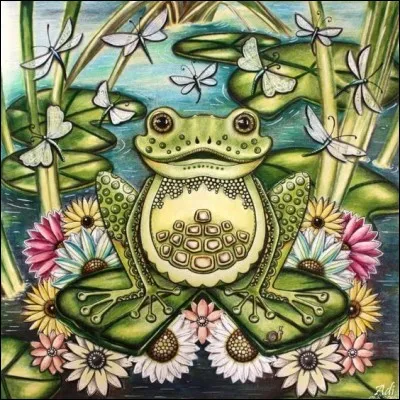 Que fait la grenouille quand elle crie ?