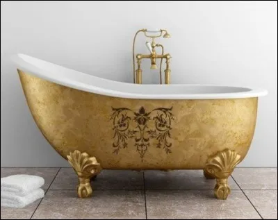 Puisqu'on est dans le bain, restons-y. À cette époque on pensait que l'eau pouvait pénétrer à l'intérieur de la peau, au travers des pores.