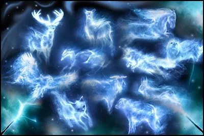 Quel est le sort qui fait apparaître un patronus ? (livre)