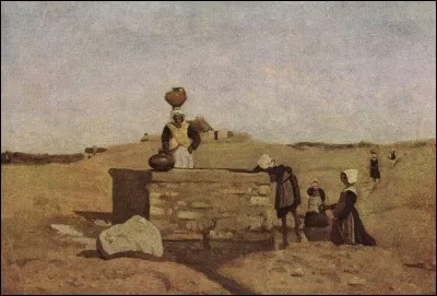 Qui a représenté ces "Bretonnes à la fontaine de Batz-sur-Mer ?