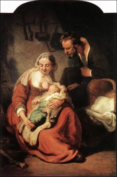 Qui a peint "La sainte famille" ?