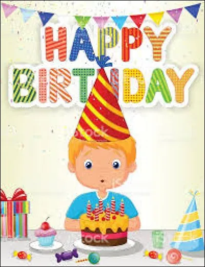 Comme tu le ..., qui dit petit garçon, dit petit âge.