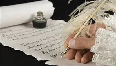 Vrai ou faux ?
Quand on écrit à la plume, il faut l'appuyer en montant sa main pour épaissir le trait.