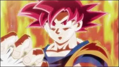 Qui Goku sauve-t-il de peu lorsqu'il se met en Super Saiyan God et empêche Dyspo de le frapper ?