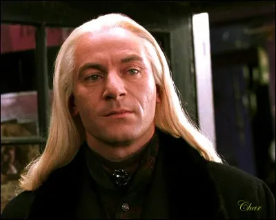 Qui y a-t-il sur le bout de la canne de Lucius Malefoy ?