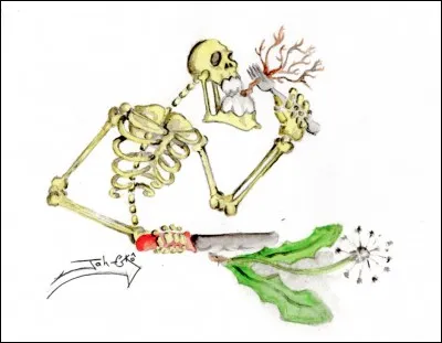Quand on est mort que mange-t-on par la racine ?