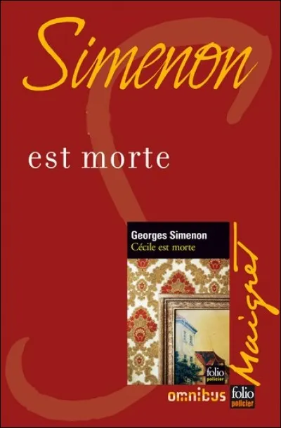 Qui est morte dans le titre d'un roman de Simenon ?