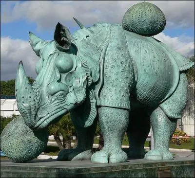 Qui a sculpt ce rhinocros ?