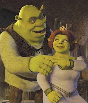 Avant de retourner dans leur maison, qu'ont fait Shrek et Fiona au début de Shrek 2 ?