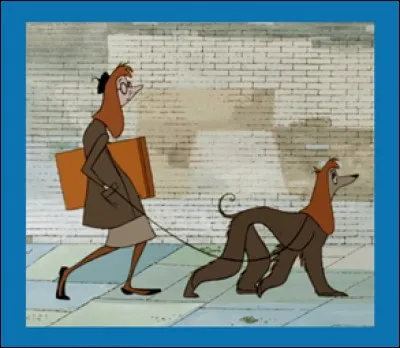 Quel personnage porte le même nom que cette chienne baladée par sa maîtresse, à savoir Prissy ?