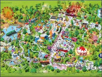 Quand tu arrives dans un parc d'attractions