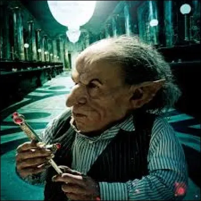 1re apparition : L'École des sorciers 
Lieu de vie : Gringotts 
Dangerosité : Peut être dangereux 
Caractéristiques : Petit, peau cireuse, doigts fins, intelligent fier et cupide. 
Représentant : Gripsec 
Qui est-ce ?
