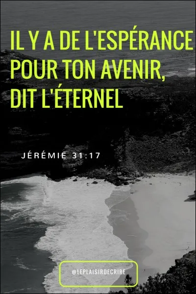 Quel sera ton avenir ?