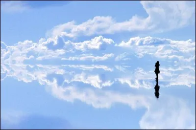 Cet épais désert de sel bolivien est le plus grand au monde et couvre plus de 10 300 km carrés. C'est un site remarquable et extrême : une illusion donne l'impression que vous flottez sur un paysage d'un autre monde.
Quel est le nom de cet endroit irréel près des Andes ?